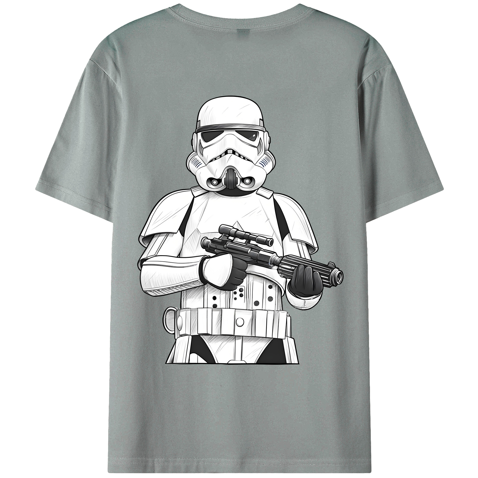 （画像用） スター・ウォーズ Star Wars 綿100％ メンズ半袖Tシャツ（バックプリント） 通気性